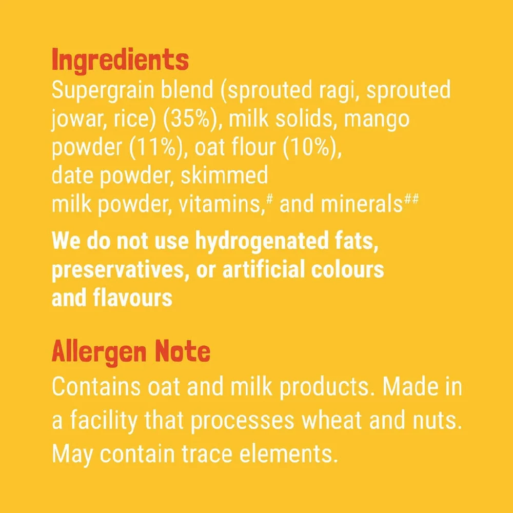 Slurrp Farm Mango, Ragi & Rice With Milk Cereal for Little Ones, 200 g-5.webp